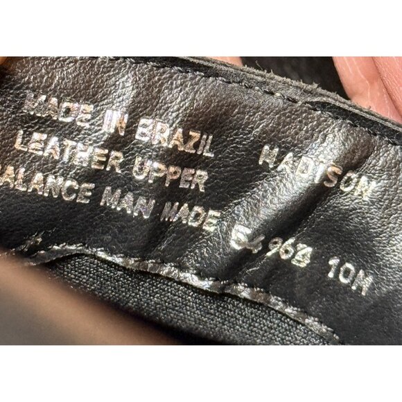 Hush Puppies Madison Heel Shoes Womens 10 Black Leather Slip On Loafer Pumps - Picture 4 of 4